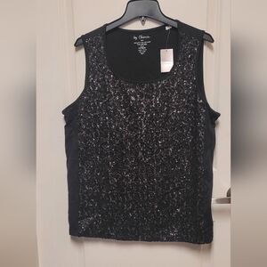 NWT Chico's Shimmer Glimmer Tank Top Sz 3